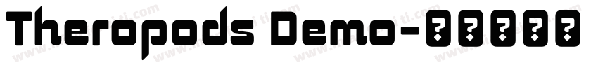 Theropods Demo字体转换